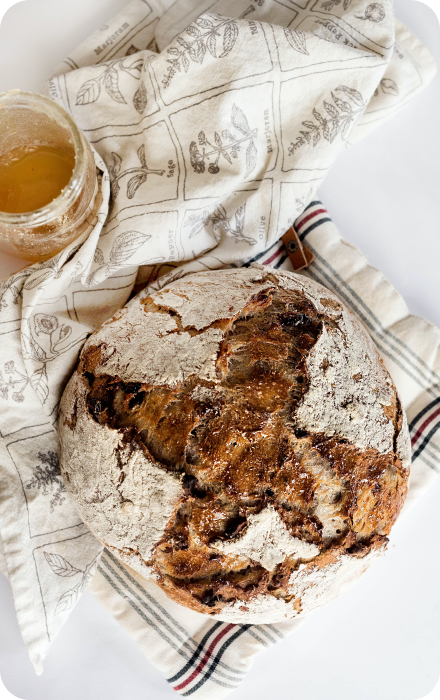 Ekran aplikacji Just Bread z przepisami na domowe pieczywo